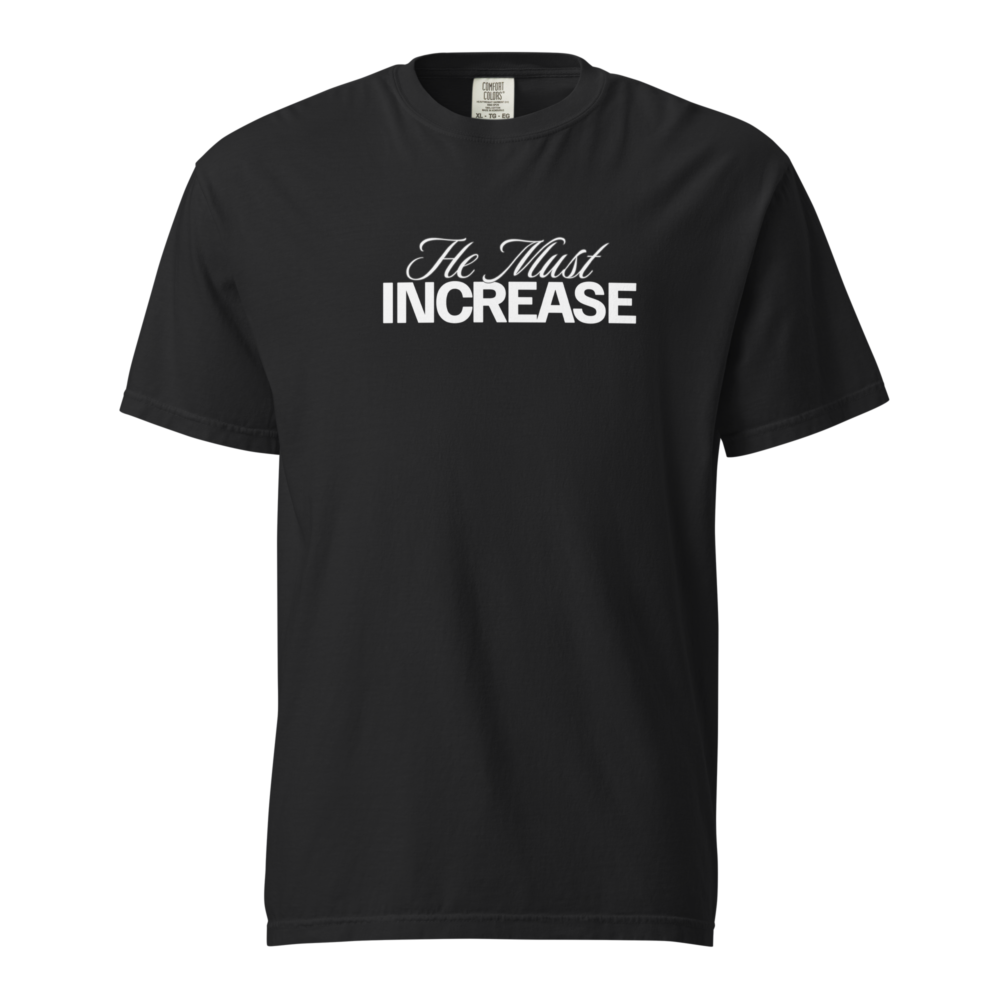 he must increase he must increase