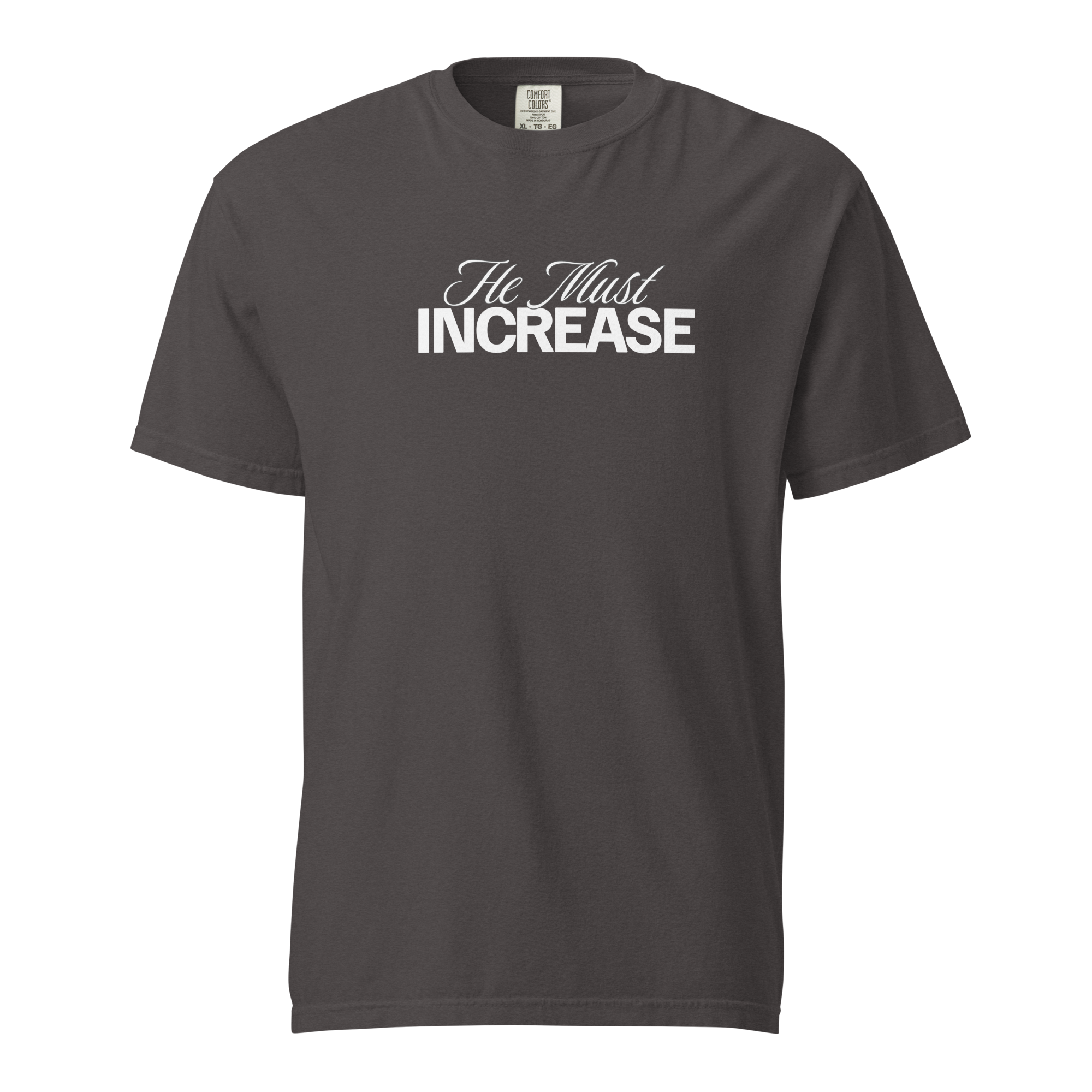 he must increase he must increase