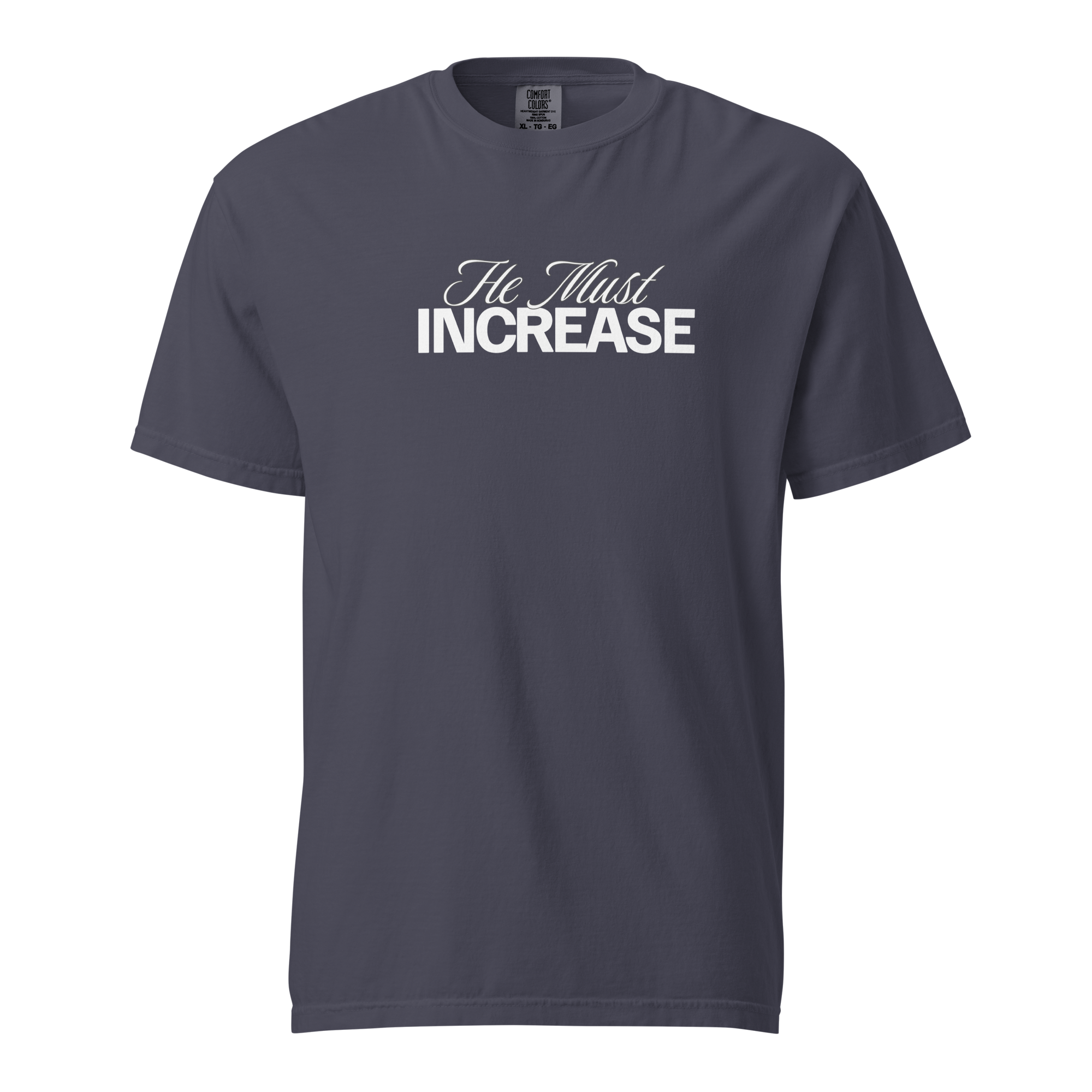 he must increase he must increase