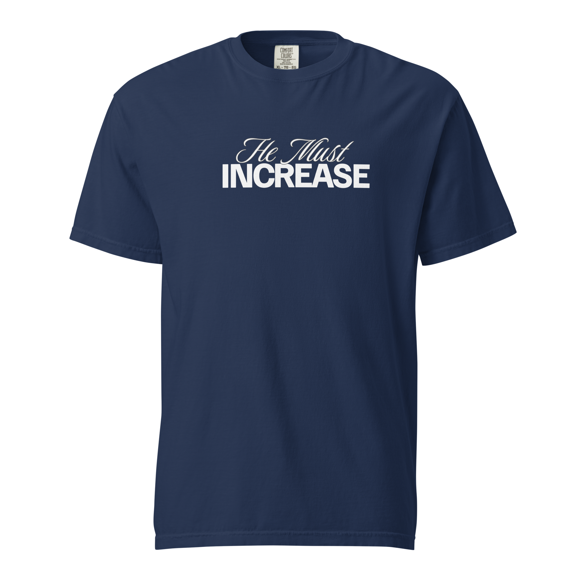 he must increase he must increase